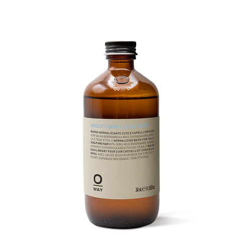 sebum balance hair bath